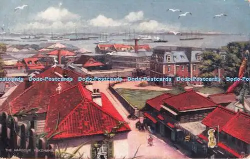 R468301 Yokohama The Harbour Japanese at Hone Tuck Oilette 6463
