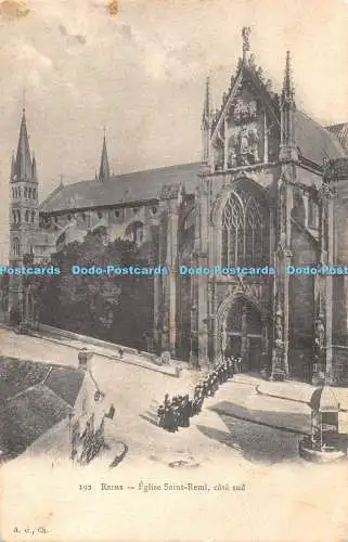 R475055 192 Reims Eglise Saint Remicote sud A G Ch