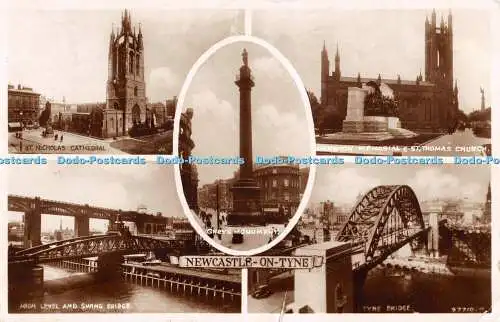 R471781 Newcastle on Tyne 97710 Valentines RP 1939 Multi View