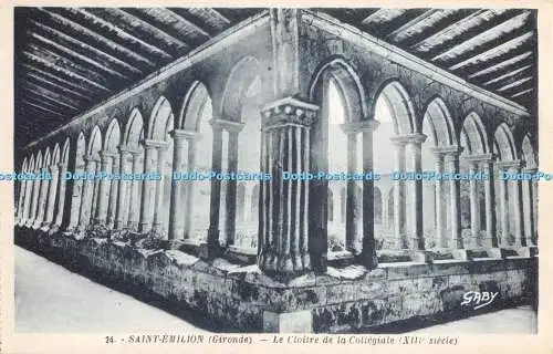 R477496 Saint Emilion Gironde Le Cloitre de la Collegiale Gaby G Artaud