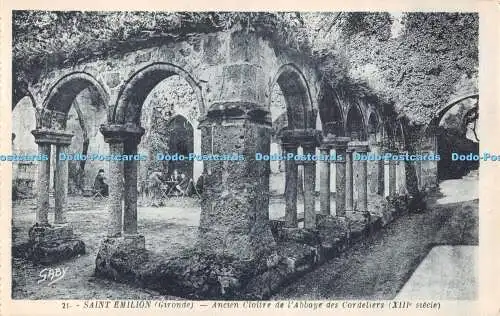 R477498 Saint Emilion Gironde Ancien Cloitre de l Abbaye des Cordeliers Gaby G A