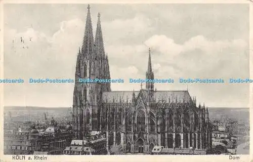 R477500 Köln a Rhein Dom I W B 1931