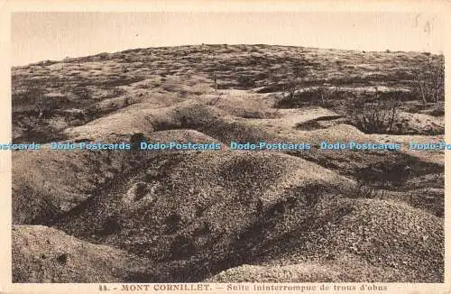 R468371 Mont Cornillet Suite Ininterrompue de Trous d obus P Mutte