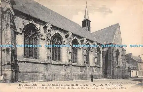 R468375 Doullens Eglise Notre Dame XIII Siecle Fassade Meridionale G Fayez