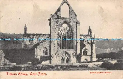 R468378 Tintern Abbey West Front Harvey Barton Serie