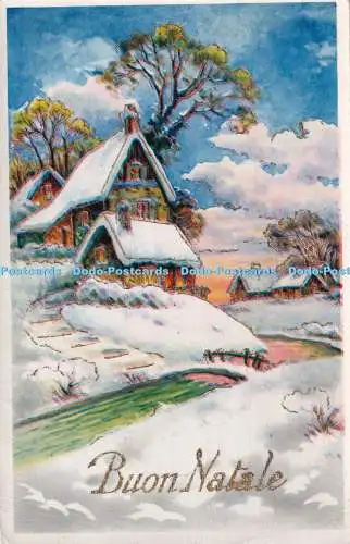 R477571 Buon Natale Winter House Cecami 1942