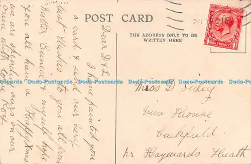 R471884 Gemälde ROJ Vögel 1918 Postkarte