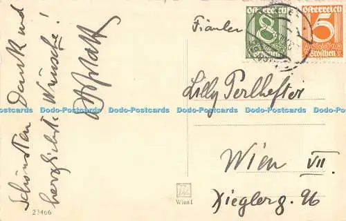 R471891 Gluckliches Neujahr 23466 P A G Wien I