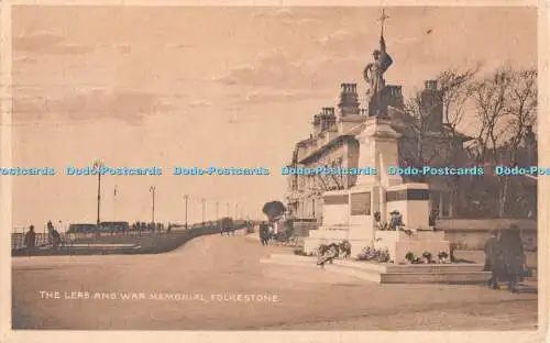 R468469 Folkestone The Leas and War Memorial