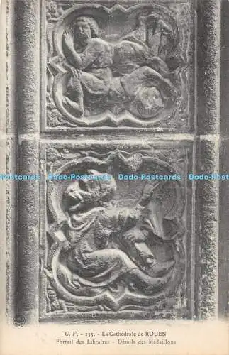 R475266 Impr Reunies de Nancy C V 135 La Cathedrale de Rouen Portail des Librair