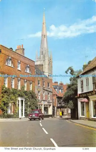 R475278 Vine Street and Parish Church Grantham G 3003 Dennis