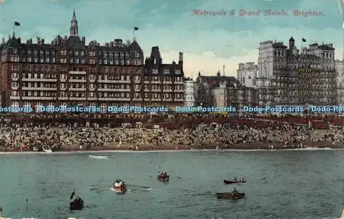 R471999 Metropole and Grand Hotels Brighton Series No 391 1916