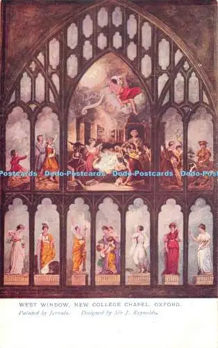 R475359 West Window New College Chapel Oxford Jervais Sir J Reynolds Daviss