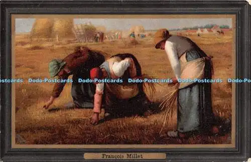 R468608 Francois Millet N K G Postkarte 1907