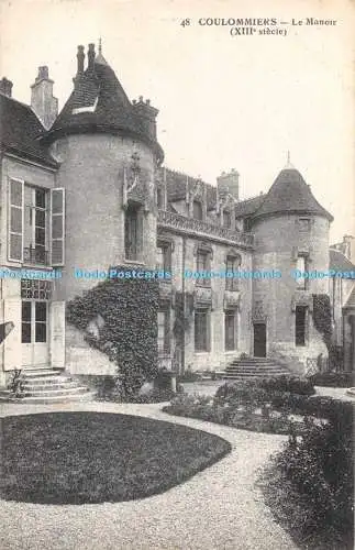 R475365 48 Coulommiers Le Manoir XIII siecle J Bourgogne