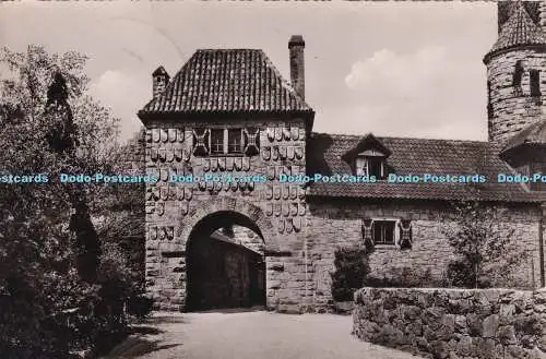 R477762 Weinheim an der Bergstraße WSC Wachenburg Wappentor Schoning Agfa 1961