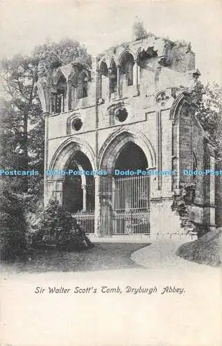 R475374 Sir Walter Scotts Tomb Dryburgh Abbey J Clapperton