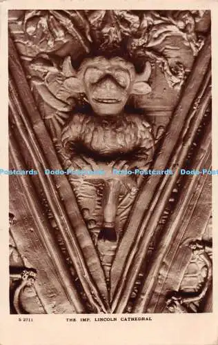 R477796 Lincoln Cathedral The Imp W H S Kingsway Echtfoto Serie 1920