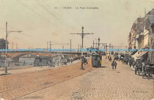 R468661 Rouen Le Pont Corneille N G Postkarte