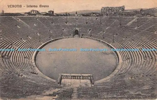 R468667 Verona Interno Arena V T V Postkarte