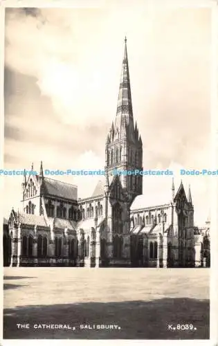 R475437 The Cathedral Salisbury K 8039 Valentines RP