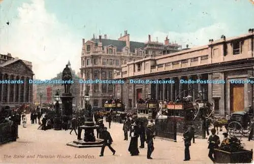 R468714 London The Bank and Mansion House E Gordon Smith 1908