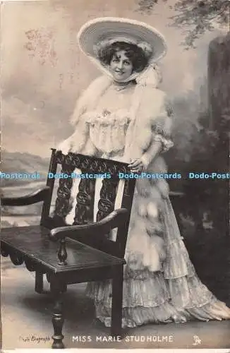 R477867 Miss Marie Studholme Tuck Echtfoto G 330 Foto Biographie 1905