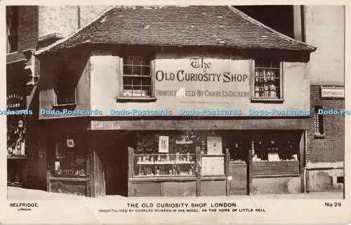 R472170 London The Old Curiosity Shop Selfridge W and K Series No 29