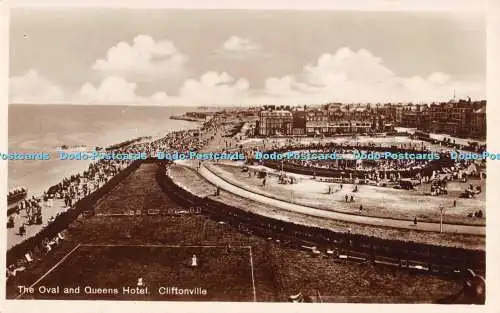 R472176 Cliftonville The Oval and Queens Hotel RP