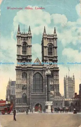 R475527 Westminster Abbey London National Series M and L 7501 1919