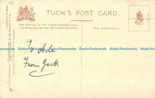 R477940 Miss Marie Studholme Tuck Silverette Postkarte Nr. S 551 Lizzie Caswall Sm