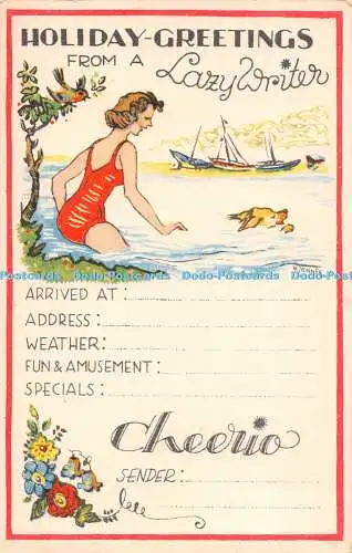 R477949 Holiday Greetings from a Lazy Writer Jonner Series