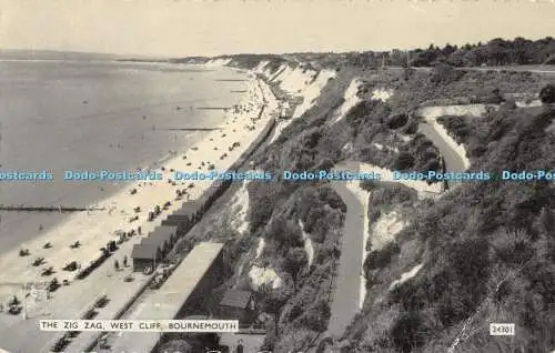 R472272 Bournemouth The Zig Zag Path West Cliff J Salmon