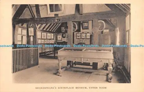 R468927 Shakespeare Birthplace Museum Upper Room Published by the Trustees and G