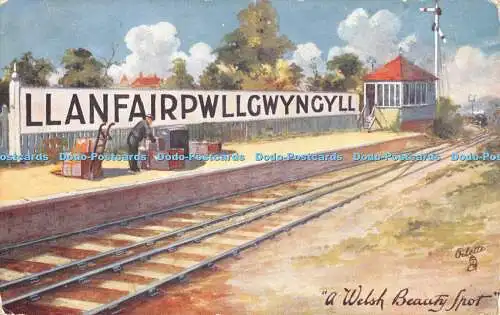 R472391 Llanfair A Welsh Beauty Spot Welsh Rarebits Tuck Oilette 9340