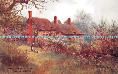 R468960 Anne Hathaway Cottage From the Orchard J Salmon W W Quatremain