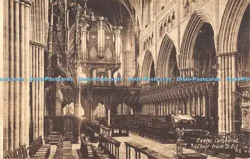 R472402 Exeter Cathedral Choir From S E Postcard