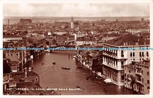 R478123 Venezia Il Canal Grande Dalla Salute G Brocca RP