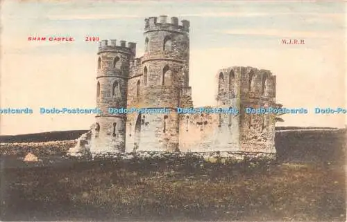 R468999 Sham Castle M J R B Postkarte