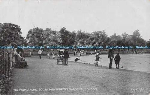 R478161 London The Round Pond South Kensington Gardens G D und D The Star Serie