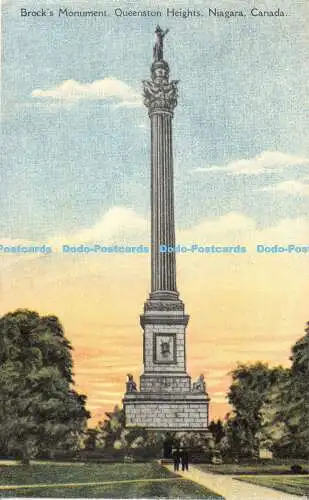 R475860 Brocks Monument Queenston Heights Niagara Kanada The Harris Litho The Ar