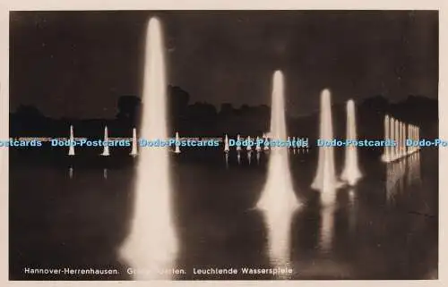 R469103 Hannover Herrenhausen Großer Garten Leuchtende Wasserspiele Heinrich Th