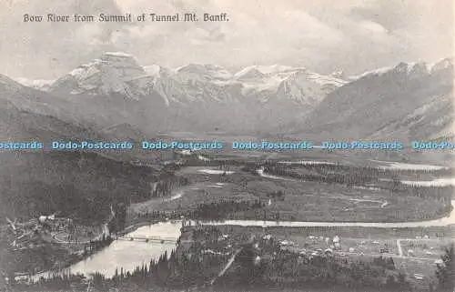 R472568 Bow River vom Gipfel des Tunnels Mt Banff J Howard A Chapman 1183