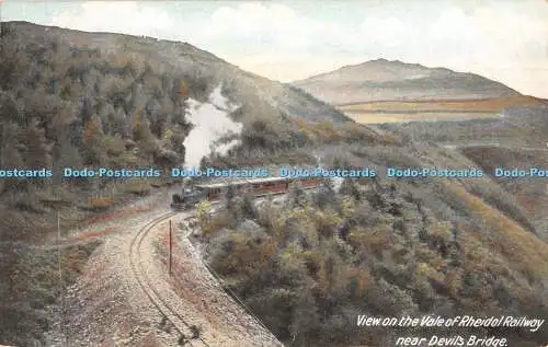 R469151 Blick auf das Tal der Rheidol-Eisenbahn nahe der Teufelsbrücke Frank Phillip Seri