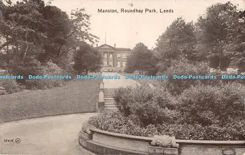 R475923 75416 Mansion Roundhay Park Leeds Valentines Serie