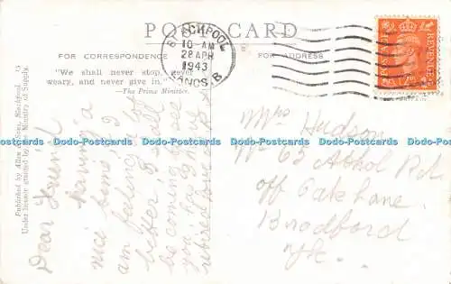 R469213 Blackpool Three Promenades N S Allen 1943