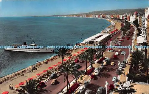 R478370 La Cote d Azur Nice La Promenade des Anglais Collection Messager RP 1961