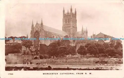 R478383 Worcester Cathedral From S W H S Kingsway Real Photo Series 1913