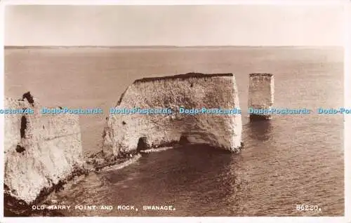 R472669 Old Harry Point and Rock Swanage 86220 Valentines RP