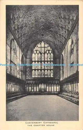 R476031 Canterbury Cathedral The Chapter House Tuck Serie 4